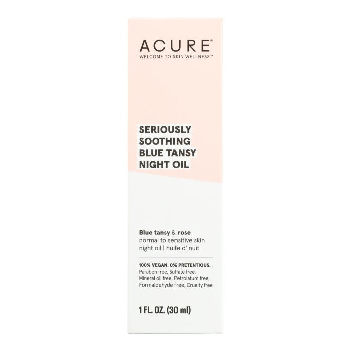 Acure – Oil – Tansy – Soothing Blue – 1 Fl Oz – QM Distributors